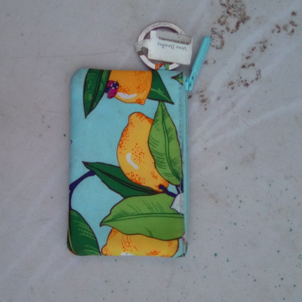 NWT Vera Bradley Zip up ID pouch
